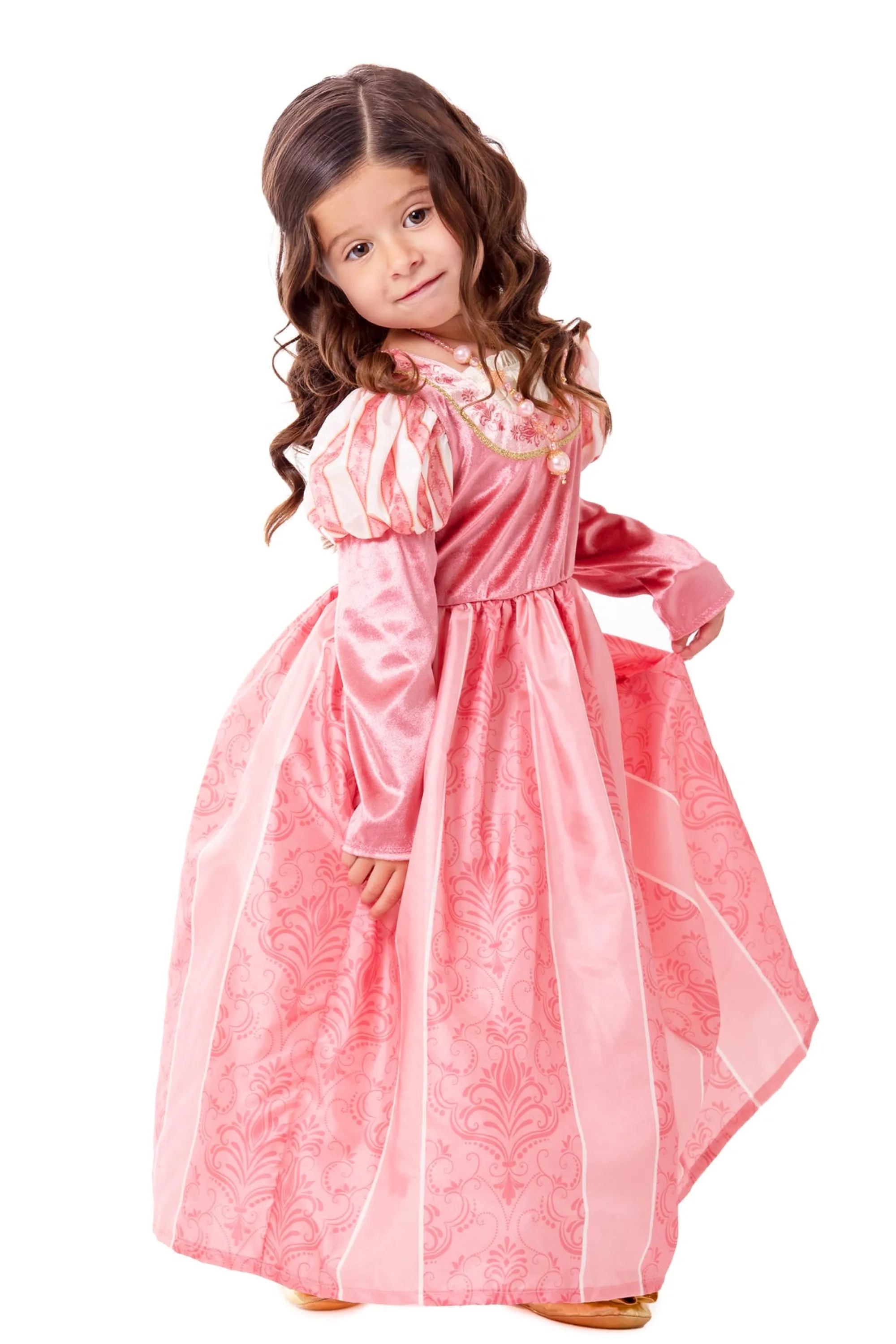 Little Adventures Dresses>Coral Renaissance