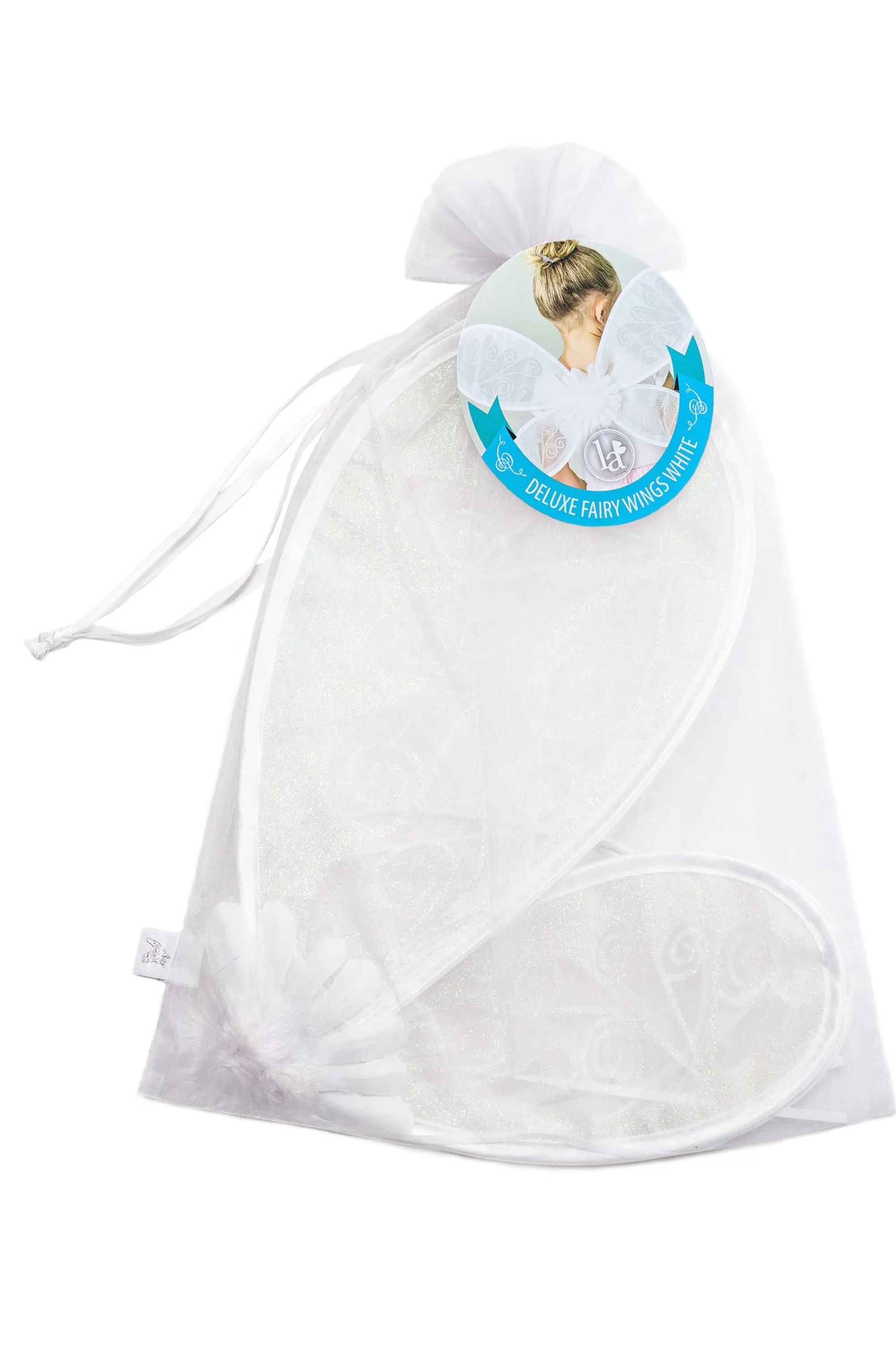 Little Adventures Accessories>Deluxe White Fairy Wings
