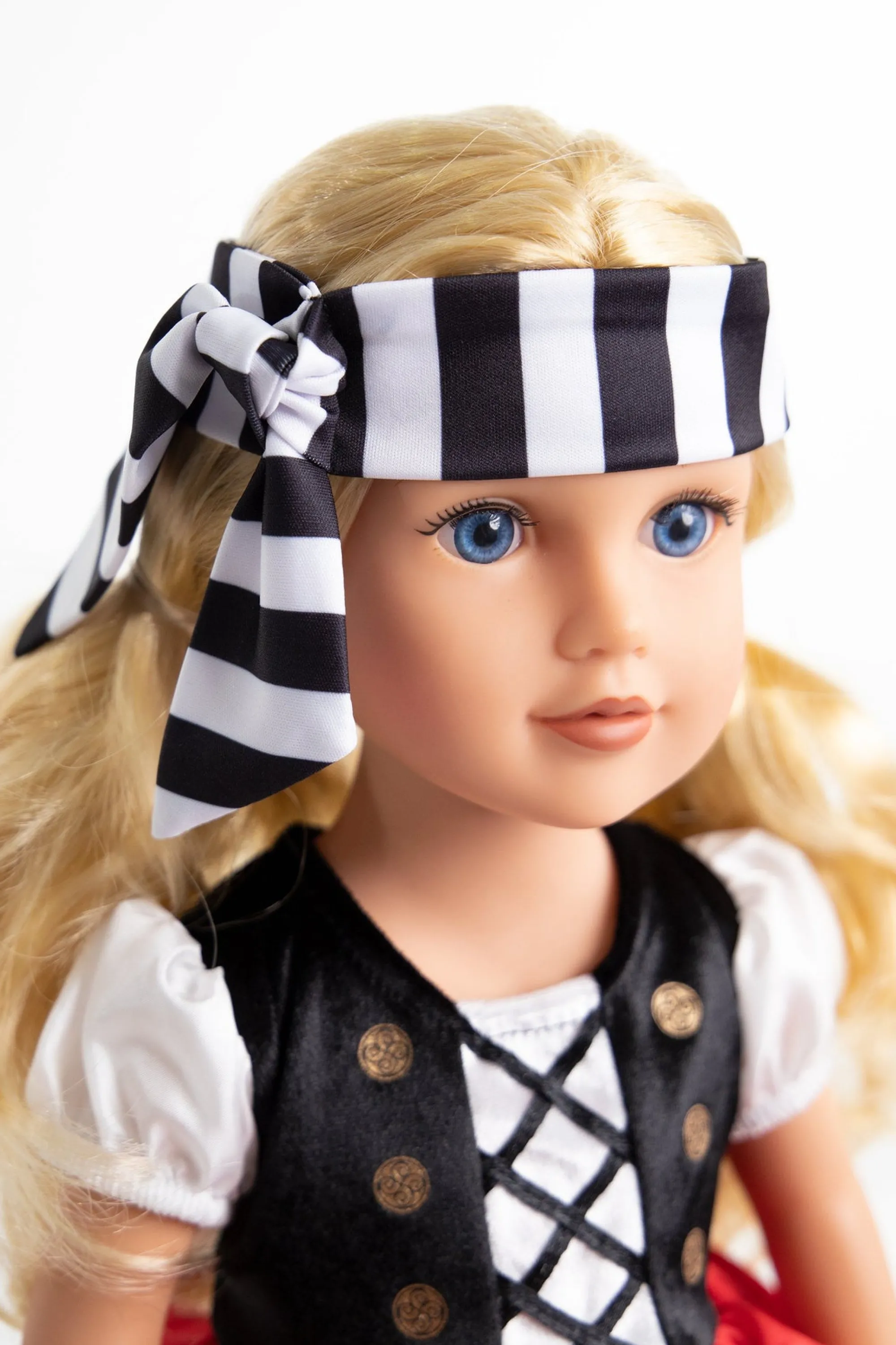 Little Adventures Doll Dress Ups>Doll Dress Pirate With Headband